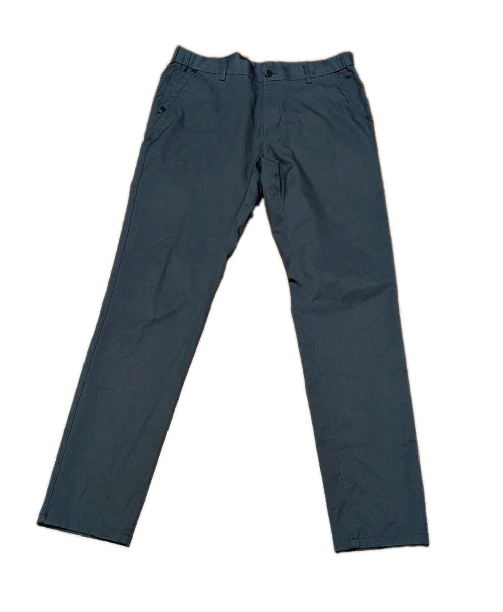 Jack Archer Pants Mens 33x32 Black Performance Microfiber Chino Slim Fit Casual